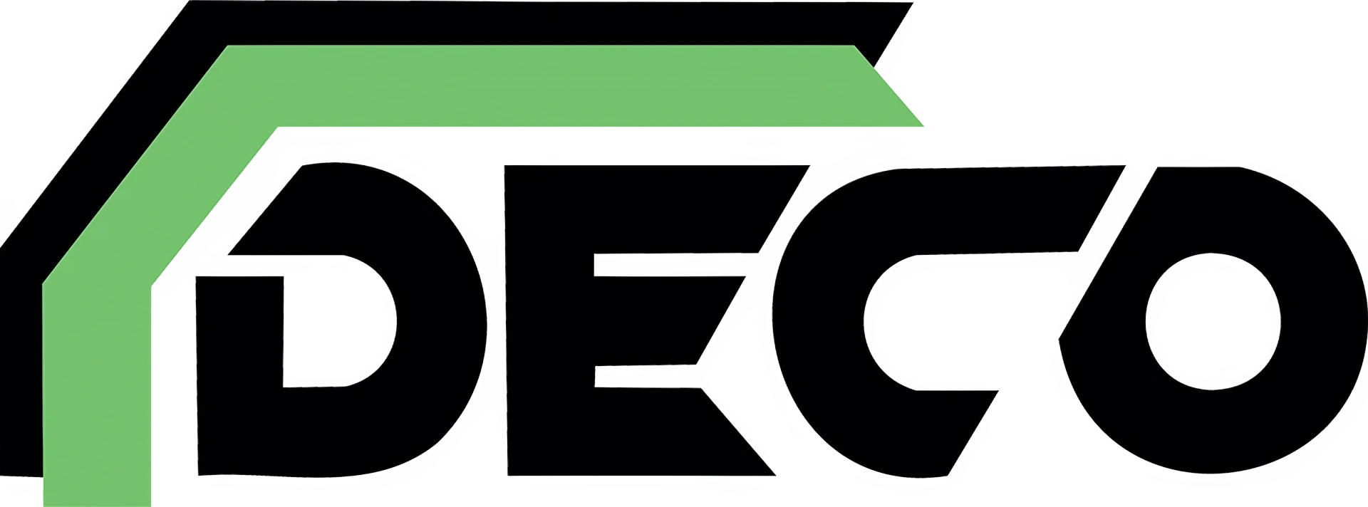 Logo DECO, azienda specializzata in demolizioni, bonifiche amianto e tagli strutturali.